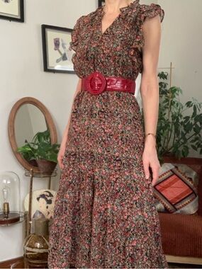 BB Dakota Ditsy Floral Midi Dress – Size S